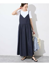 マットタフタキャミワンピース SLOBE IENA スローブ イエナ ワンピース・ドレス ワンピース ネイビー カーキグリーン【送料無料】[Rakuten Fashion]