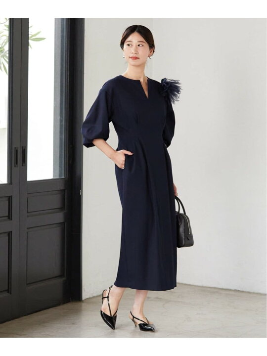 楽天市場】《追加2》P/Ryツイルウエストシェイプワンピース VERMEIL  