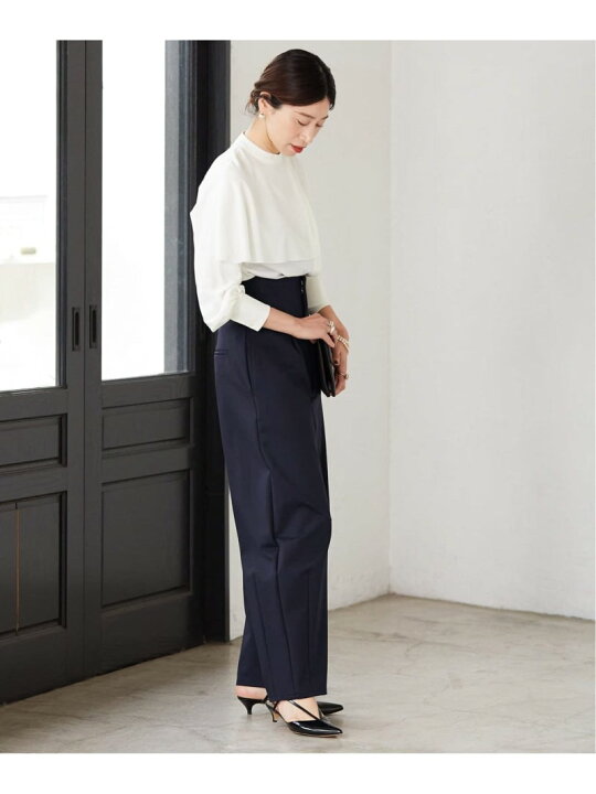 楽天市場】《追加》バックサテン ケープブラウス VERMEIL par iena  