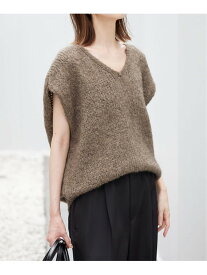 《追加予約》TRICOTS JEAN MARC/トリコットジーンマルク VNベスト VARTOUI SLOBE IENA スローブ イエナ トップス ニット ブラウン ベージュ【先行予約】*【送料無料】[Rakuten Fashion]