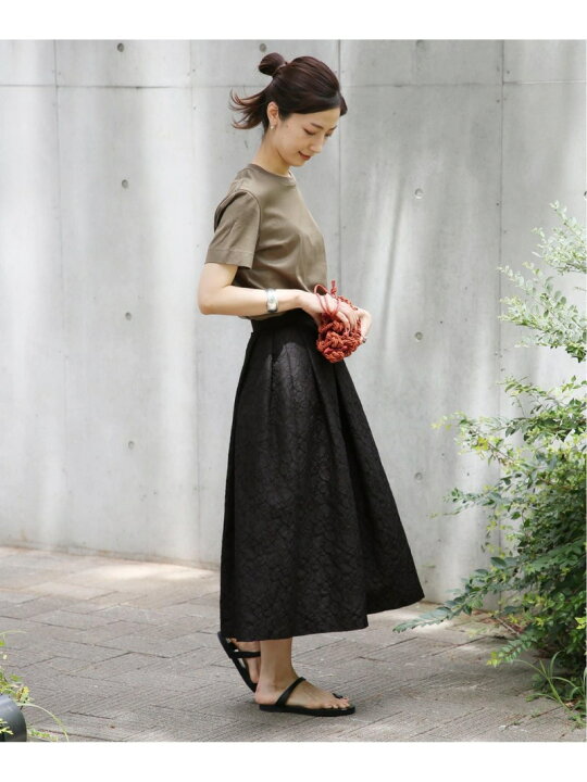 楽天市場】【SALE／30%OFF】フラワージャガードタックスカート VERMEIL 
