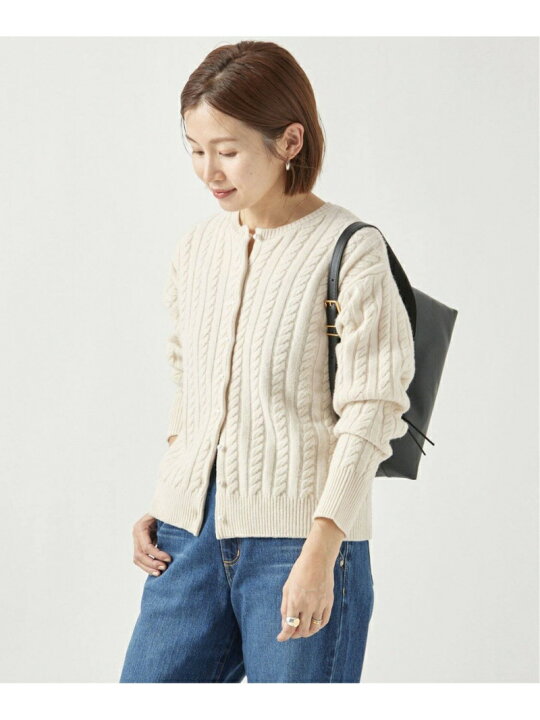 楽天市場】【SALE／10%OFF】スイビWケーブルカーディガン IENA イエナ 