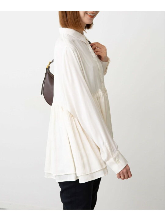 楽天市場】【SALE／30%OFF】ペプラムティアードブラウス SLOBE IENA 
