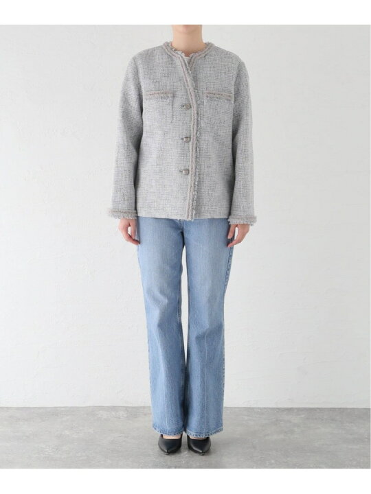 楽天市場】【SALE／30%OFF】ブッチャーツイードフリンジジャケット 