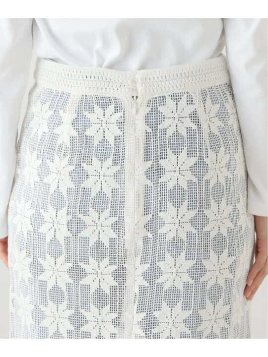 楽天市場】【SALE／30%OFF】レースパッチワークスカート SLOBE IENA  