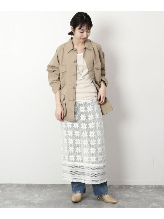 楽天市場】【SALE／30%OFF】レースパッチワークスカート SLOBE IENA  