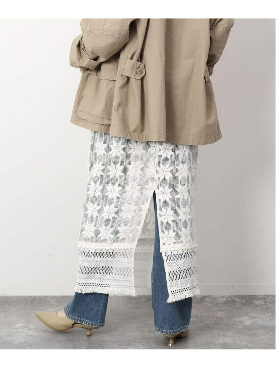 楽天市場】【SALE／30%OFF】レースパッチワークスカート SLOBE IENA  