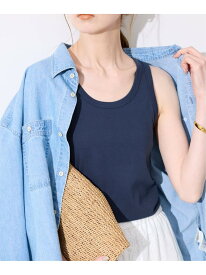 《追加4》basic タンクトップ SLOBE IENA スローブ イエナ トップス ノースリーブ・タンクトップ ホワイト ネイビー ベージュ【送料無料】[Rakuten Fashion]