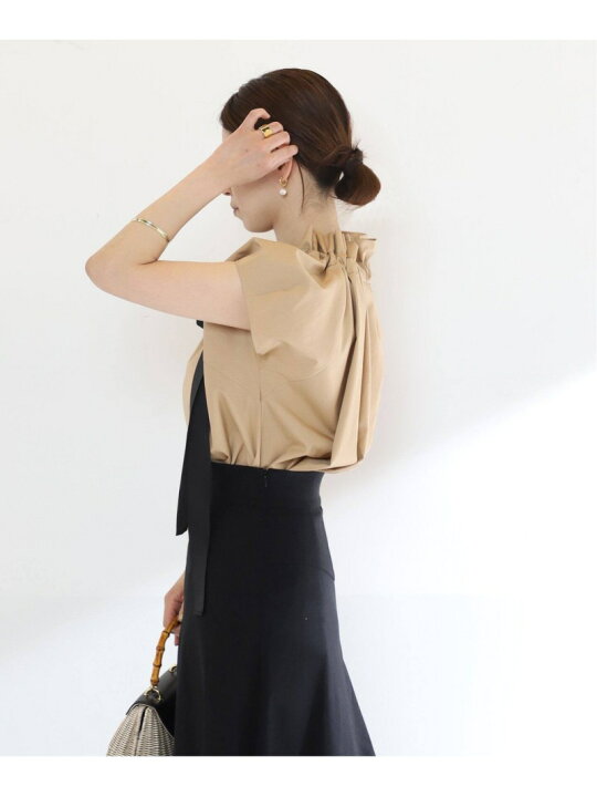 楽天市場】【SALE／30%OFF】コットントロピカルドロストリボンブラウス 