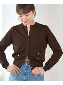 ARKABA CREW カーディガン IENA イエナ トップス カーディガン ネイビー グリーン グレー ブラウン【送料無料】[Rakuten Fashion]