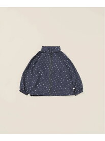 【BASIC】パッカブルドットブルゾンbaby-kids(80cm-150cm) IENA ENFANT イエナ　アンファン マタニティウェア・ベビー用品 その他のベビーグッズ グレー ネイビー ホワイト【送料無料】[Rakuten Fashion]