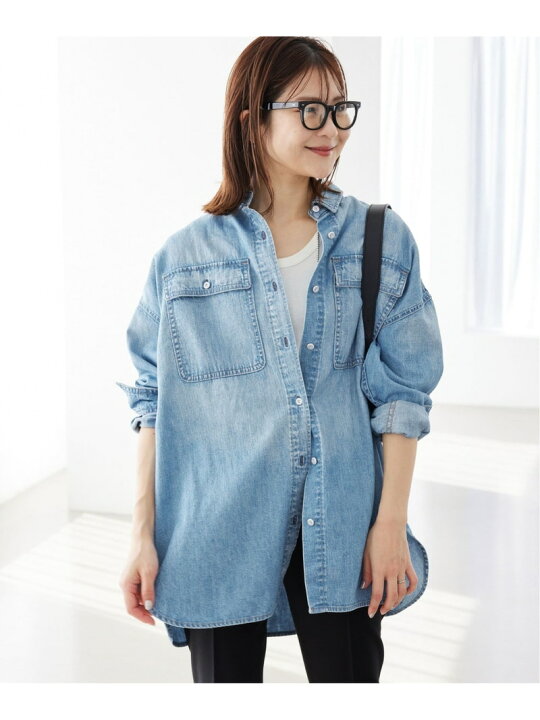 楽天市場】【Healthy DENIM/ヘルシーデニム】SLOBE別注 ビッグシャツ 