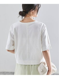 《追加》クロップドTシャツ IENA イエナ トップス カットソー・Tシャツ ホワイト ピンク グレー ブラック【送料無料】[Rakuten Fashion]