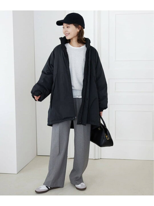 楽天市場】ウォッシャブル中綿モンスターパーカーブルゾン SLOBE IENA  