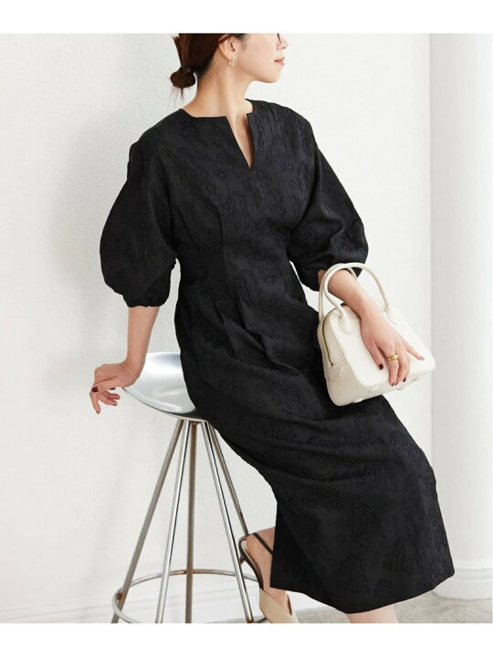 楽天市場】《追加》ジャガードウエストシェイプワンピース VERMEIL par  