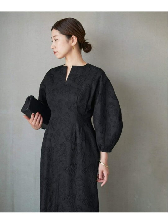 楽天市場】《追加》ジャガードウエストシェイプワンピース VERMEIL par  