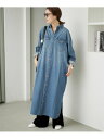 《シリーズあり》LEDENIM BDU デニムシャツワンピース SLOBE IENA スローブ イエナ ワンピース・ドレス シャツワンピ…