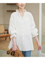 SLOBE IENA スローブイエナ 26SS レーシーニットシャツ 手洗い可能 