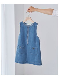 デニムワンピース IENA ENFANT イエナ　アンファン マタニティウェア・ベビー用品 その他のベビーグッズ ネイビー ブルー【送料無料】[Rakuten Fashion]