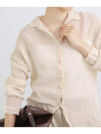 《予約》LES ATELIERS FRANCAIS DE CONFECTION Blouse Desert PE26BLDESERTGDC IENA イエナ トップス シャツ・ブラウス ブラック ベージュ【先行予約】*【送料無料】[Rakuten Fashion]