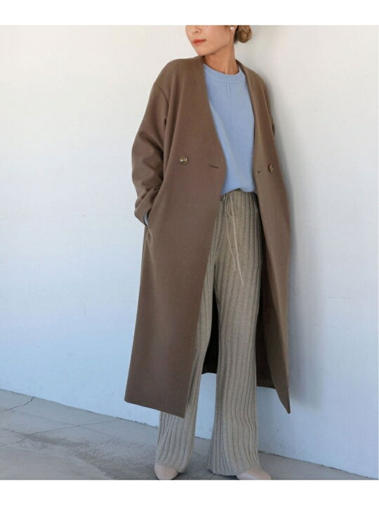 楽天市場】【SALE／50%OFF】SUPER100 モッサVネックコート SLOBE IENA 