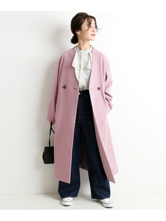 楽天市場】【SALE／50%OFF】SUPER100 モッサVネックコート SLOBE IENA 