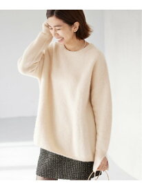 【SALE／30%OFF】fluffyファープルオーバー IENA イエナ トップス ニット ネイビー パープル【RBA_E】【送料無料】[Rakuten Fashion]