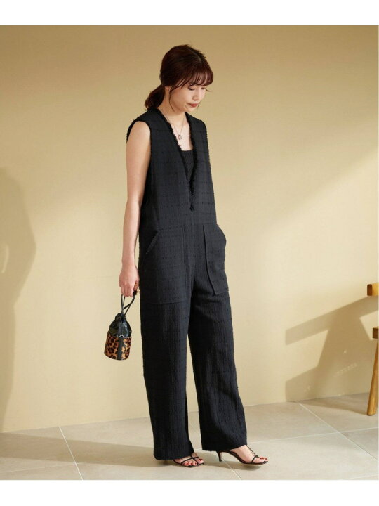 楽天市場】【SALE／30%OFF】BLACK TWEEDオールインワン IENA イエナ 