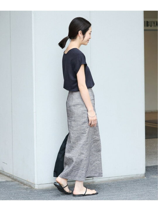 楽天市場】【SALE／30%OFF】ストレッチリネンポケットスカート IENA  