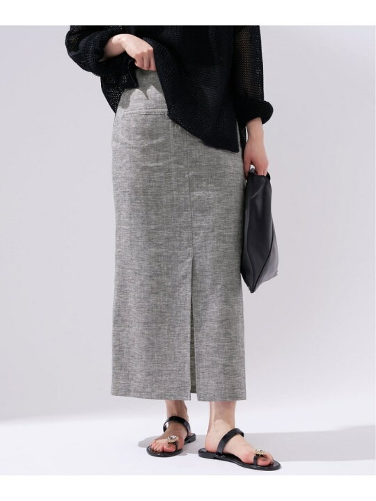 楽天市場】【SALE／30%OFF】ストレッチリネンポケットスカート IENA  