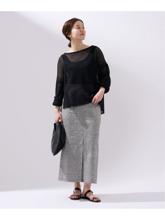 楽天市場】【SALE／30%OFF】ストレッチリネンポケットスカート IENA  