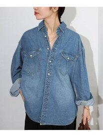 《WEB限定/追加4》LE DENIM BDUデニムシャツ SLOBE IENA スローブ イエナ トップス シャツ・ブラウス ブルー【送料無料】[Rakuten Fashion]