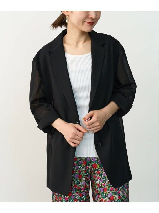 楽天市場】【SALE／30%OFF】シアーウールボイルテーラードジャケット  