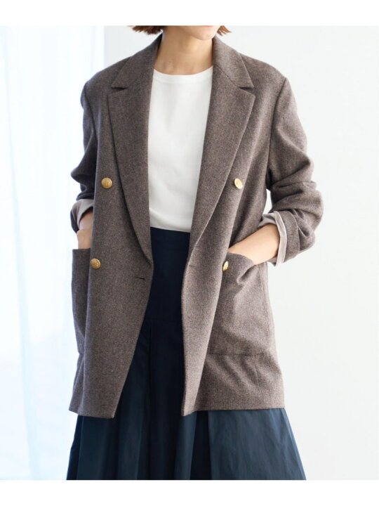 楽天市場】杢ツイード W前ジャケット IENA イエナ ジャケット  