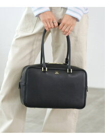 《予約》Manuel MILANO/マニュエルミラノ LEATHER BOSTON ボストンバッグ IENA イエナ バッグ ボストンバッグ ブラック【先行予約】*【送料無料】[Rakuten Fashion]