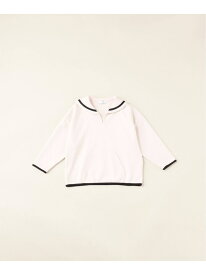 セーラーカラー カットソー kids(90cm-140cm) IENA ENFANT イエナ　アンファン マタニティウェア・ベビー用品 その他のベビーグッズ レッド ブラウン【送料無料】[Rakuten Fashion]