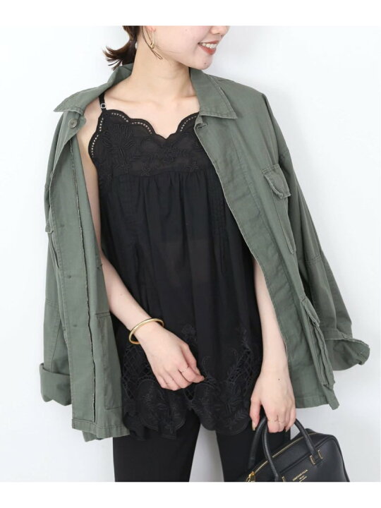 カット刺しゅうキャミブラウス | 417 EDIFICE / SLOBE IENA（フォー  