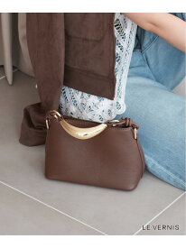 【SALE／30%OFF】LE VERNIS/ル ベルニ Sculpture boxy 244-210501 SLOBE IENA スローブ イエナ バッグ ショルダーバッグ ベージュ ブラウン【RBA_E】【送料無料】[Rakuten Fashion]