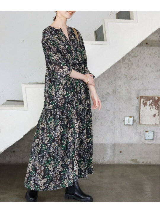 楽天市場】《WEB限定/追加4》FLOWER PRINT ワンピース SLOBE IENA 