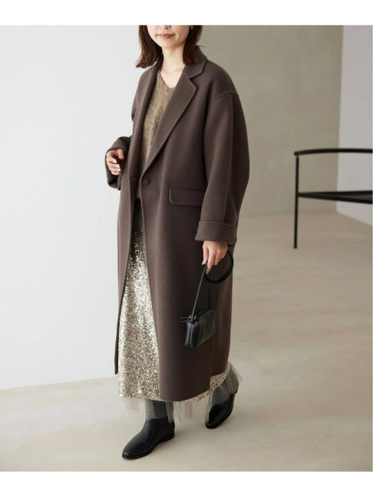 楽天市場】souple woolダブルフェイスチェスターコート SLOBE IENA 