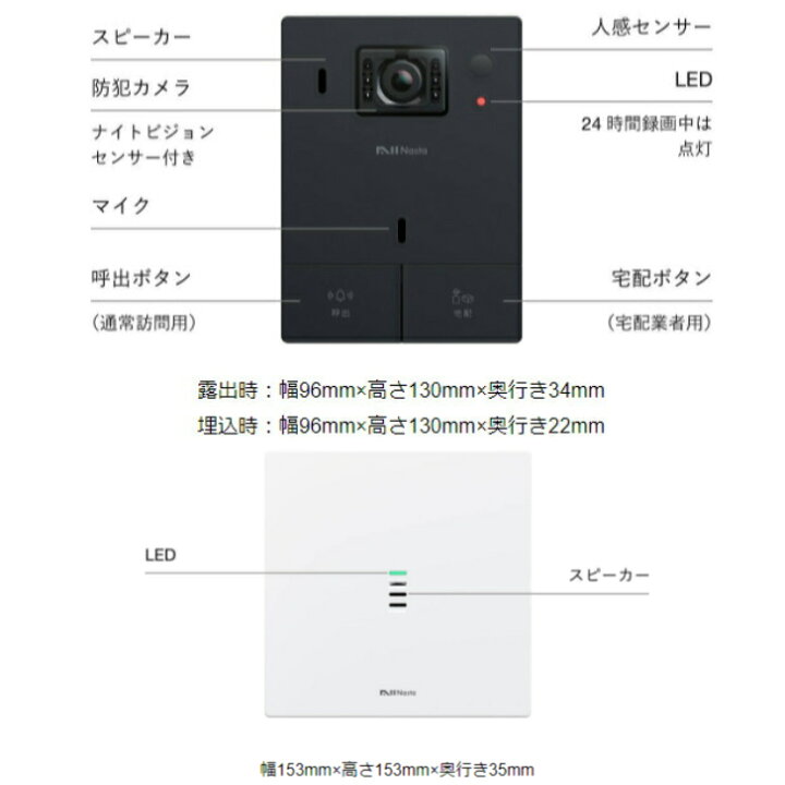 楽天市場】ナスタ インターホン KS-DP01U Nasta Interphone ナスタ 