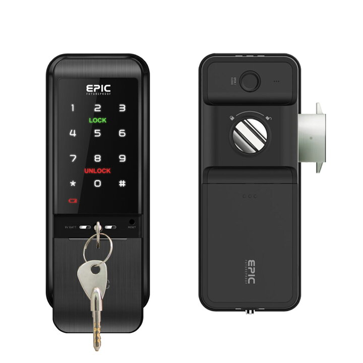 楽天市場】EPIC SLEEKY35H 引き戸用 スマートロック 電子錠 月額不要 