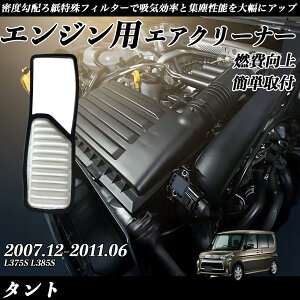 タント L375S L385S エアフィルター エアクリーナー エアーフィルター エンジン 交換用 高品質 燃費改善 ienobenrikan