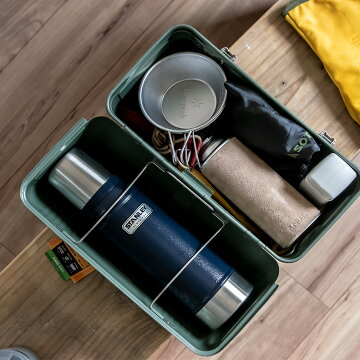 楽天市場 スタンレー Stanley ランチボックス クラシック ランチ ボックス 9 4l グリーン ネイビー Box 道具入れ アウトドア 旧ロゴ イエノlabo
