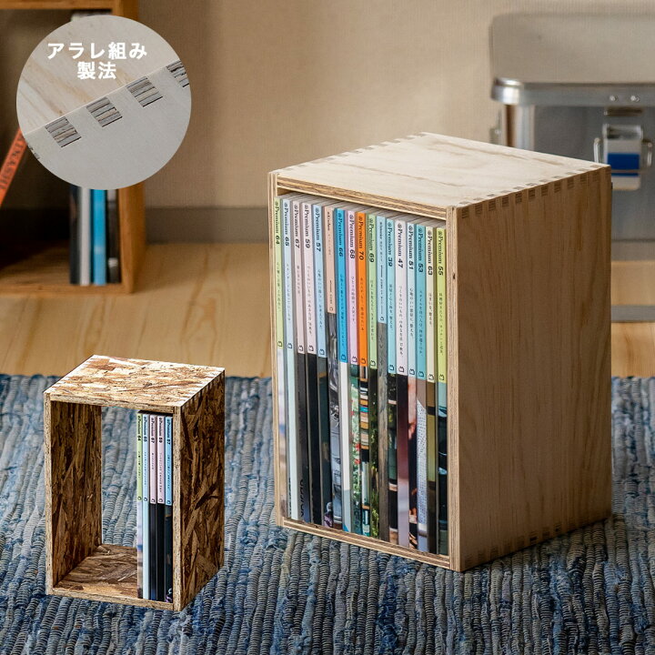 楽天市場】木箱 木製 収納ボックス キューブ ボックス シェルフ 1個 