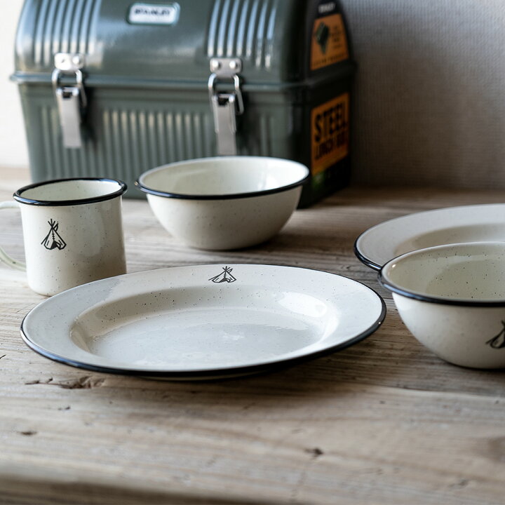 Dinner Plates Pendleton Camp Enamelware Dishes 楽天市場】ペン