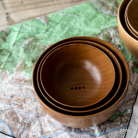 ウッデンキャンプボウル WOODEN CAMP BOWL &NUT アンドナット キャンプ アウトドア お皿 カトラリー セット