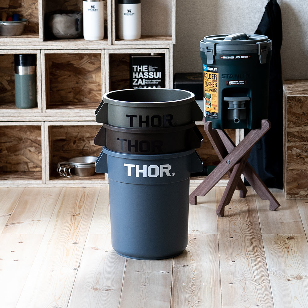 Thor Round Container 12L バケツ ゴミ箱 コンテナ ダストボックス DETAIL | イエノLabo.