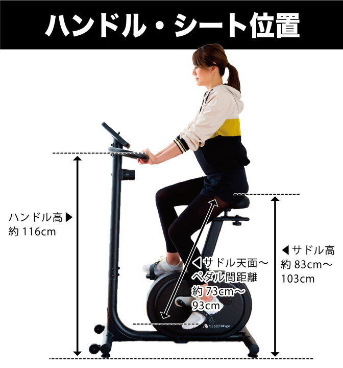 楽天市場】フィットネスバイク FBU-115HP マグネット負荷 エアロバイク 