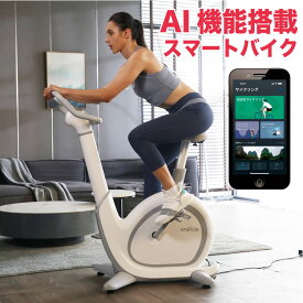 【新商品】 AI機能 フィットネスバイク アップライトバイク トレーニングバイク エクササイズバイク ルームバイク エアロ バイク 自動調整 フィットネスマシン 家庭用 ダイエット マグネット負荷 静音 FBU-S1 保護マット ZWIFT対応 FUJIMORI フジモリ Snailcle スネイルクル